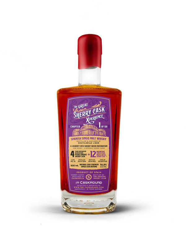 Dist. Liber - The Great Sherry Xperience - Moscatel Finish - Chapter 1 - 5yo - 56,8%Vol - 0,5l