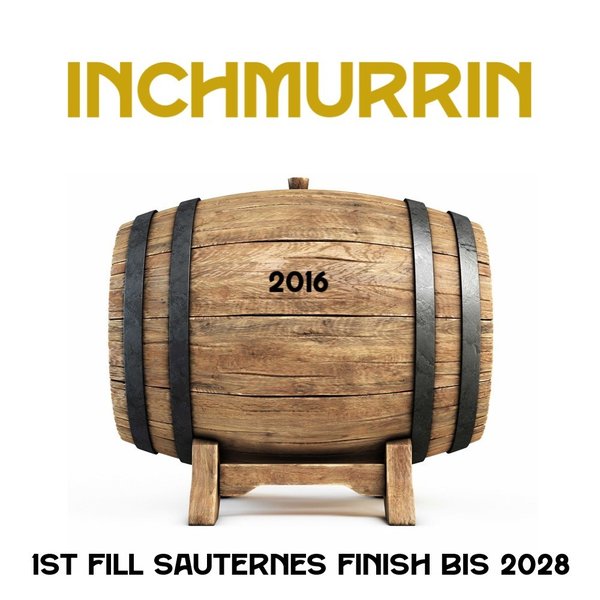 Fassteilung Inchmurrin 2016 - 1st Fill Sauternes Finish - Lagerung bis 2028
