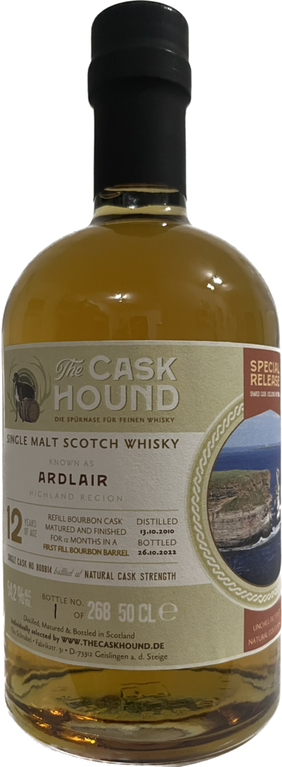Ardlair - 10.2010 - 12yo - 1st Fill Bourbon Finish - 0,5l - 54,2%Vol - Single Malt Scotch Whisky
