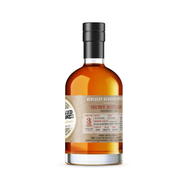 The Liquid Madness - Find 5 - Kentucky Bourbon - 58,8%Vol - Ex-Islay-Cask! - 0,5l - Ab 20.12.