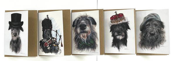 Grußkarten - The Deerhound Collection - Complete Caskhound Collection Set