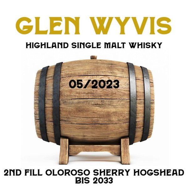 Fassteilung Glen Wyvis 05.2023 - 2nd Fill Oloroso Sherry Hogshead bis 2033 - Vollreifung!