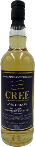 14yo Glen Moray Single Malt Scotch Whisky, Barrel 5803/2008, 51.1% vol. - CREE